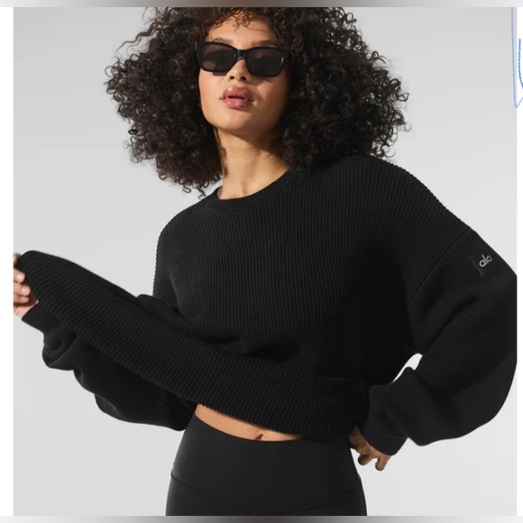 Alo Ribbed Sweater - Picture 2 of 8